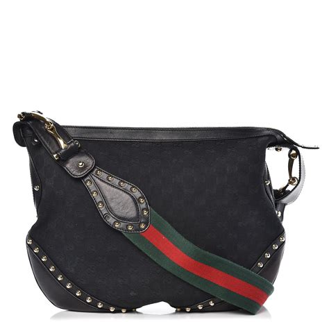 gucci pelham shoulder bag large|gucci black studded bag.